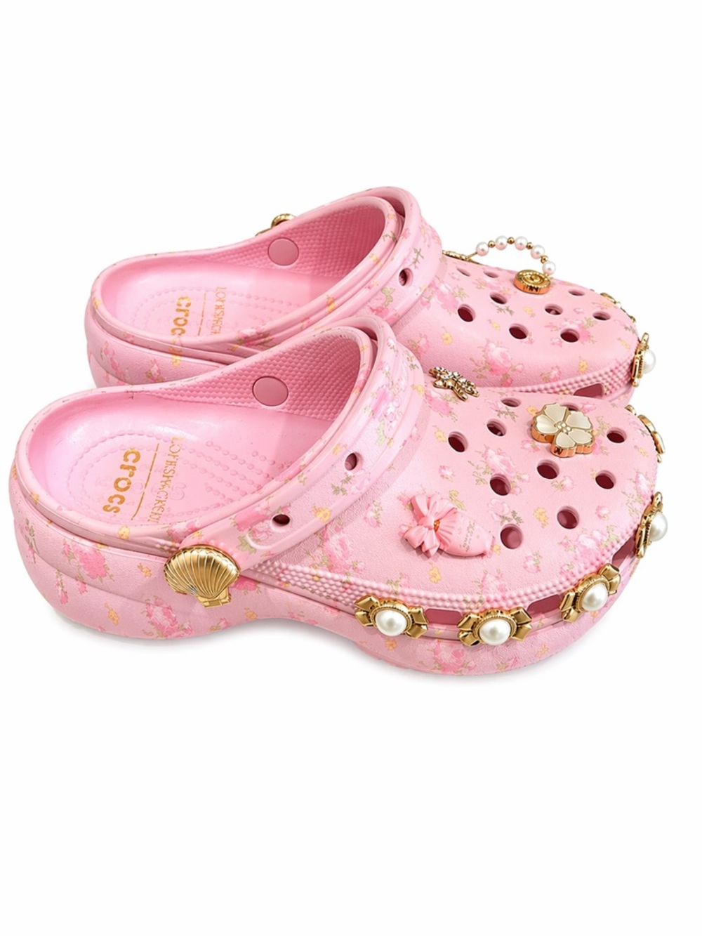 Crocs x Love Shack Fancy NEW Classic Clog Shoes 9 - Picture 4 of 9